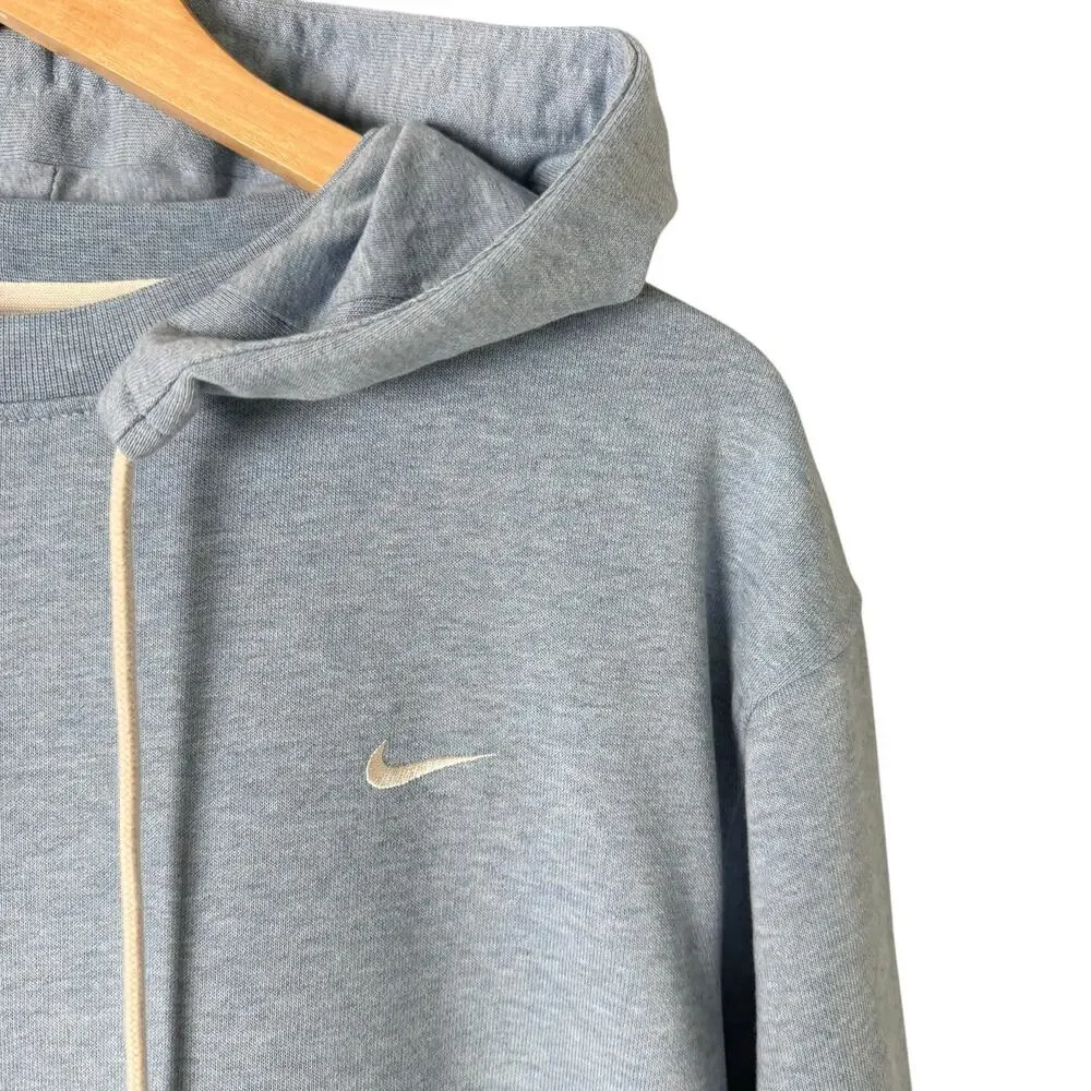 Nike Men Basketball Hoodie in Worn Blue Dri-Fit Pullover Sweatshirt, Size Small - Picture 4 of 13